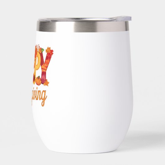 Happy Thanksgiving kalkoenen Herfst (Links)