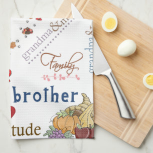 Happy Thanksgiving Keuken Handdoek Bless Home