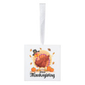 Happy Thanksgiving Kubus Ornament (Rechts)