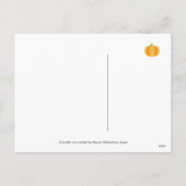 Happy Thanksgiving Labrador Silhouette Feestdagenkaart (Achterkant)