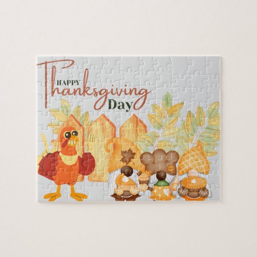 Happy Thanksgiving Legpuzzel (Horizontaal)