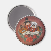 Happy Thanksgiving Magnet Magneet (Voorkant / Achterkant)
