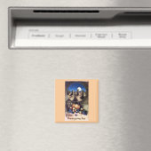 Happy Thanksgiving Magnet Magneet (Insitu (Vaatwasser))