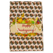 Happy Thanksgiving Medium Cadeauzakje (Voorkant)