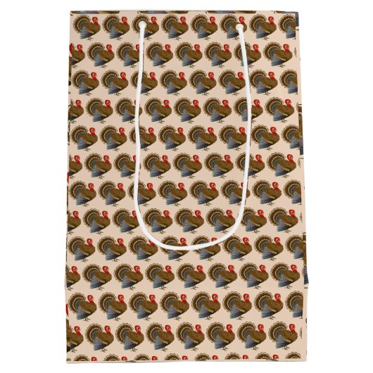 Happy Thanksgiving Medium Cadeauzakje (Achterkant)