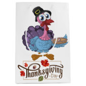 Happy Thanksgiving Medium Cadeauzakje (Voorkant)