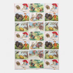 Happy Thanksgiving Medley Briefkaart Theedoek