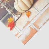 Happy Thanksgiving Mooie Herfst Tissuepapier (Detail)