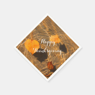 Happy Thanksgiving Napkins door RoseWrites Servetten
