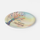 Happy Thanksgiving Papieren Bordje (Gekanteld)