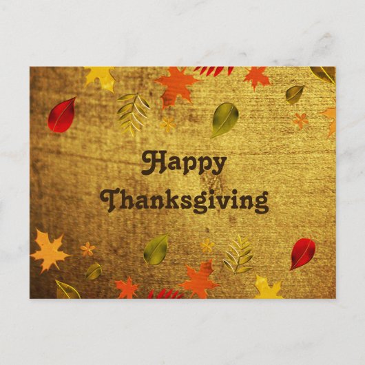 Happy Thanksgiving, persoonlijk Briefkaart (Voorkant)