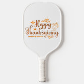 Happy Thanksgiving Pickleball Paddle (Voorkant)
