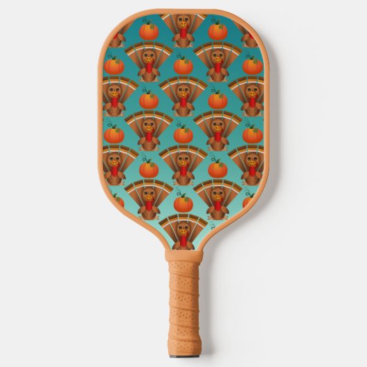 Happy Thanksgiving Pickleball Paddle (Voorkant)