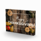 Happy Thanksgiving-pompoenen Fotoblokken (Rechts)