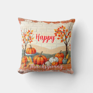 Happy Thanksgiving Populaire Mooie Herfst Kussen