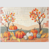 Happy Thanksgiving Populaire Mooie Herfst Tissuepapier (Voorkant)