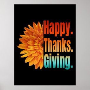 Happy Thanksgiving Poster