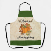 Happy Thanksgiving, Pumpkin Apron Schort (Voorkant)