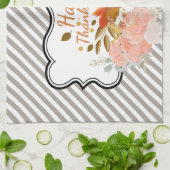 Happy Thanksgiving Pumpkin Kitchen Towel Theedoek (Gevouwen)
