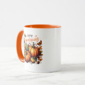 Happy Thanksgiving Pumpkin Mok (Voorkant links)