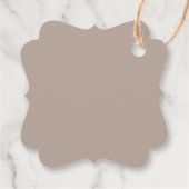 Happy Thanksgiving Pumpkin Pie Dinner Trees Bedankjes Labels (Achterkant)