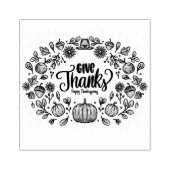 Happy Thanksgiving Rubberstempel (Afrduk)