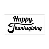Happy Thanksgiving Rubberstempel (Afrduk)