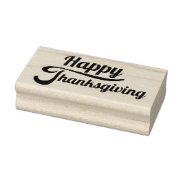 Happy Thanksgiving Rubberstempel