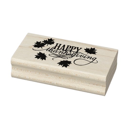 Happy Thanksgiving Rubberstempel (Stempel)