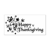 Happy Thanksgiving Rubberstempel (Afrduk)