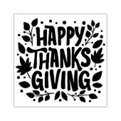 Happy Thanksgiving Rubberstempel (Afrduk)