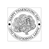 Happy thanksgiving rubberstempel 	rubberstempel (Afrduk)