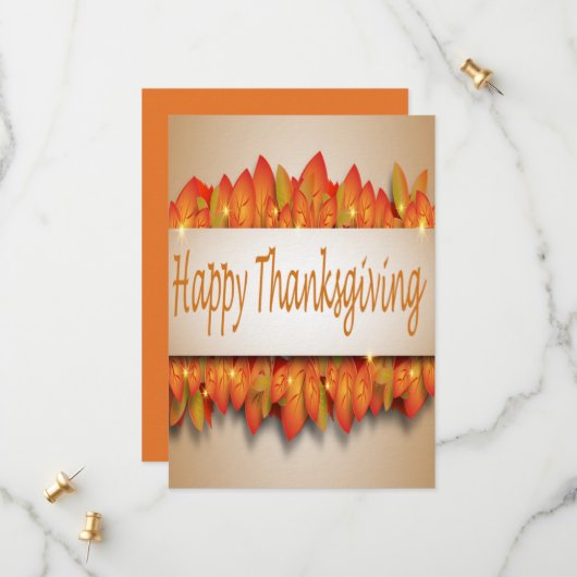 Happy Thanksgiving Save The Date (Voorkant / Achterkant in situ)