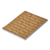 Happy Thanksgiving-scriptie Notitieblok (Gedraaid)