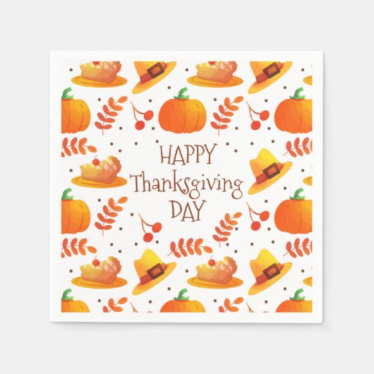 Happy Thanksgiving Servet (Voorkant)