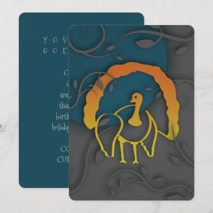 Happy Thanksgiving Shadow Turkije Kaart