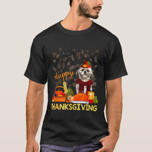 Happy Thanksgiving Shih Tzu T-shirt
