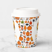 Happy Thanksgiving Shirt | Herfst Vakantie Turkije Papieren Bekers (Links)