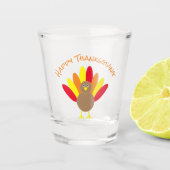 Happy Thanksgiving Shot Glas (Voorkant)