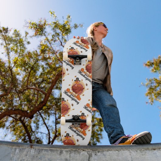 Happy Thanksgiving Skateboard (Buiten 1)