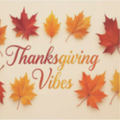 Happy thanksgiving  sticker (Voorkant)