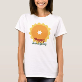 Happy Thanksgiving taart T-shirt
