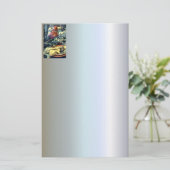 Happy Thanksgiving Table-instelling Briefpapier (Staand voorkant)