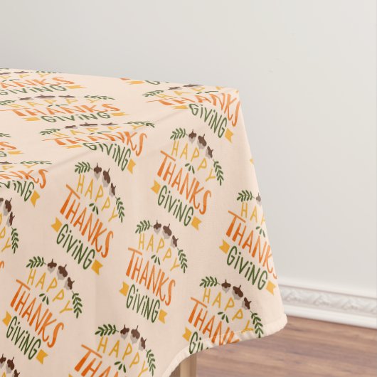 Happy Thanksgiving Tablecloth Tafelkleed (Voorbeeld)