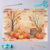 Happy Thanksgiving Trendy Mooie Herfst Tissuepapier (Craft)