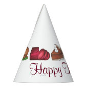 Happy Thanksgiving Turkey Cranberry Pie Dinner Feesthoedjes (Links)
