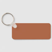 Happy Thanksgiving turkey op bruin Sleutelhanger (Achterkant)