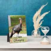 Happy Thanksgiving Turkey Plaque Fotoplaat (Zijkant)