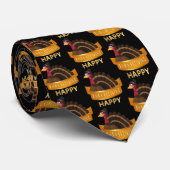 Happy Thanksgiving Turkey Stropdas (Opgerold)