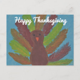 Happy Thanksgiving Turkije Briefkaart